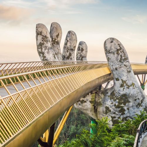 Hands of God bridge in Vietnam